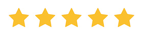 five yellow stars icon